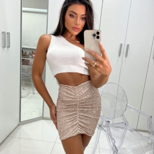 SAIA PAETÊ DOURADA