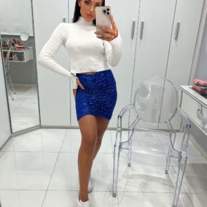 SAIA PAETÊ AZUL