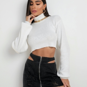 CROPPED MUNDI BRANCO