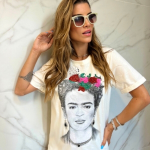 CAMISETA FRIDA BRANCA