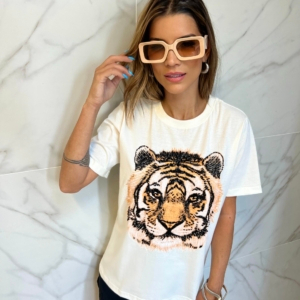 CAMISETA TIGER BRANCA