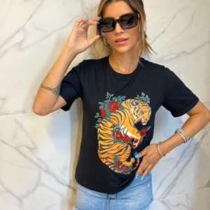 CAMISETA NEW TIGER PRETA