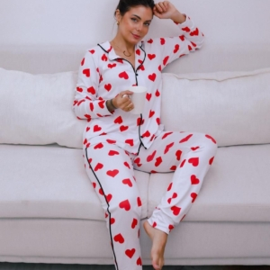 PIJAMA SUEDINE CORAÇÃO