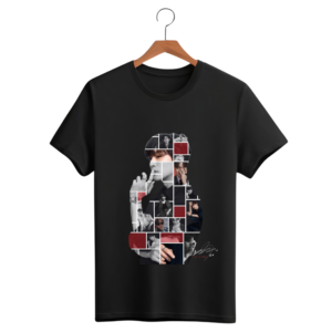 CAMISETA LEE JUNHO VERMELHA BLOCOS ESCRITA BRANCA - OPÇÃO 2 - T-SHIRT FEMININA - 2 DIAS ÚTEIS PARA ENVIO