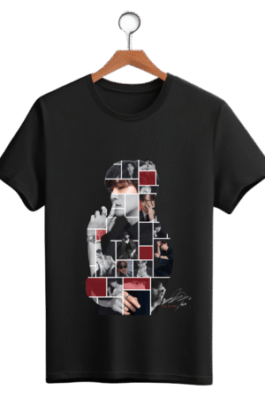CAMISETA INFANTIL LEE JUNHO VERMELHA BLOCOS ESCRITA BRANCA - OPÇÃO 2 - 4 DIAS ÚTEIS PARA ENVIO