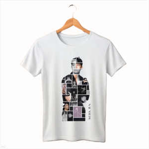 CAMISETA WI HA JUN BORDA BRANCA - OPÇÃO 2 - T-SHIRT FEMININA - 3 DIAS ÚTEIS PARA ENVIO