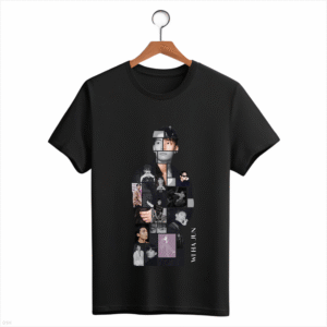CAMISETA WI HA JUN BORDA INTERNA CUBO PRETA - OPÇÃO 8 - T-SHIRT FEMININA - 3 DIAS ÚTEIS PARA ENVIO
