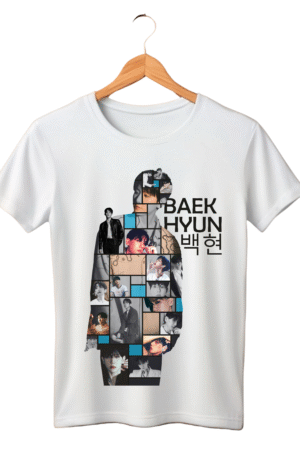 CAMISETA BAEKHYUN - OPÇÃO 1 - T-SHIRT FEMININA - 3 DIAS ÚTEIS PARA ENVIO