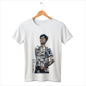 CAMISETA PARK BO GUM BORDA PRETA - CUBO AZUL - OPÇÃO 2 - UNISSEX - 2 DIAS ÚTEIS PARA ENVIO