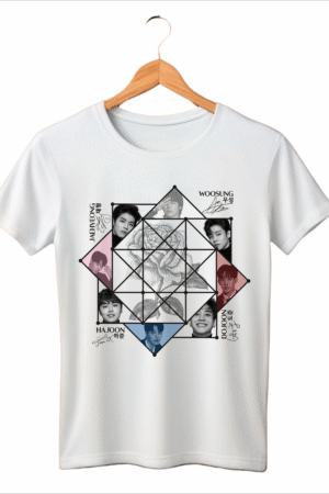 CAMISETA INFANTIL THE ROSE TRIANGULAR - OPÇÃO 1 - 3 DIAS ÚTEIS PARA ENVIO