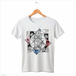 CAMISETA THE ROSE TRIANGULAR - OPÇÃO 1 - T-SHIRT FEMININA - 3 DIAS ÚTEIS PARA ENVIO