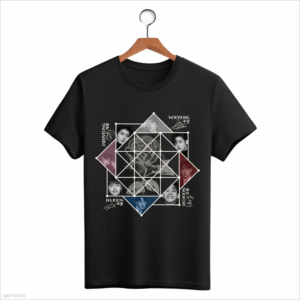 CAMISETA THE ROSE TRIANGULAR - OPÇÃO 2 - UNISSEX - 3 DIAS ÚTEIS PARA ENVIO