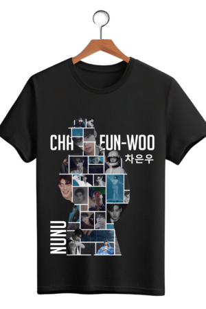 CAMISETA CHA EUN WOO - OPÇÃO 6 - UNISSEX - 3 DIAS ÚTEIS PARA ENVIO