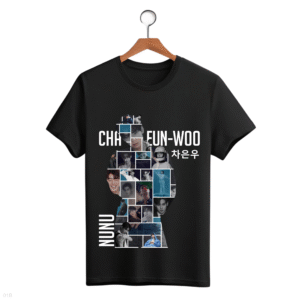 CAMISETA CHA EUN WOO - OPÇÃO 6 - T-SHIRT FEMININA - 2 DIAS ÚTEIS PARA ENVIO