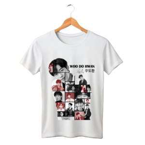 CAMISETA VERMELHA WOO DO HWAN - OPÇÃO 11 - T-SHIRT FEMININA - 3 DIAS ÚTEIS PARA ENVIO