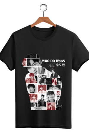 CAMISETA VERMELHA WOO DO HWAN - OPÇÃO 13 - UNISSEX - 3 DIAS ÚTEIS PARA ENVIO