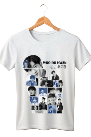 CAMISETA AZUL WOO DO HWAN - OPÇÃO 8 - UNISSEX - 3 DIAS ÚTEIS PARA ENVIO