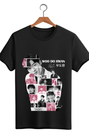 CAMISETA ROSA WOO DO HWAN - OPÇÃO 17 - UNISSEX - 3 DIAS ÚTEIS PARA ENVIO