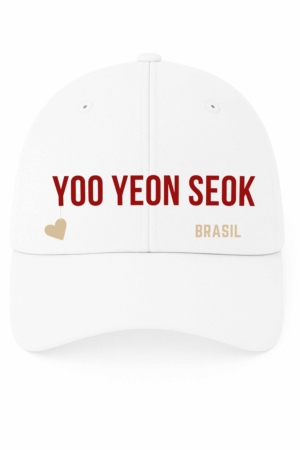 BONÉ BORDADO YOO YEON SEOK - OPÇÃO 6 - 5 DIAS ÚTEIS PARA ENVIO