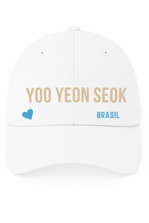 BONÉ BORDADO YOO YEON SEOK - OPÇÃO 8 - 5 DIAS ÚTEIS PARA ENVIO