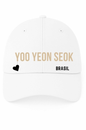 BONÉ BORDADO YOO YEON SEOK - OPÇÃO 4 - 5 DIAS ÚTEIS PARA ENVIO