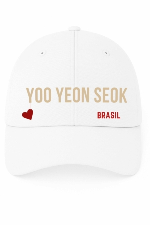 BONÉ BORDADO YOO YEON SEOK - OPÇÃO 5 - 5 DIAS ÚTEIS PARA ENVIO