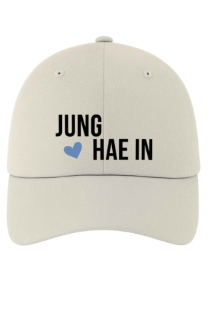 BONÉ BORDADO JUNG HAE IN - OPÇÃO 74 - 5 DIAS ÚTEIS PARA ENVIO