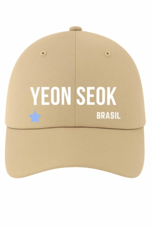 BONÉ BORDADO YOO YEON SEOK - OPÇÃO 106 - 5 DIAS ÚTEIS PARA ENVIO