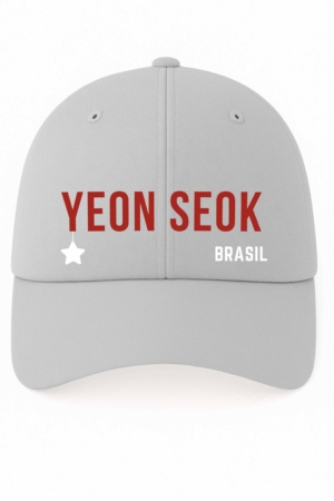 BONÉ BORDADO YOO YEON SEOK - OPÇÃO 76 - 5 DIAS ÚTEIS PARA ENVIO