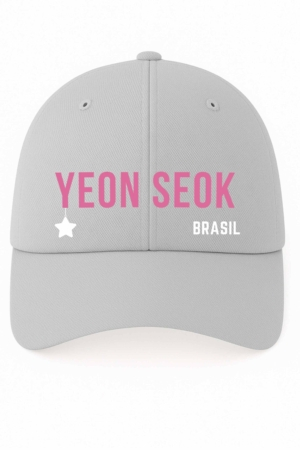 BONÉ BORDADO YOO YEON SEOK - OPÇÃO 77 - 5 DIAS ÚTEIS PARA ENVIO