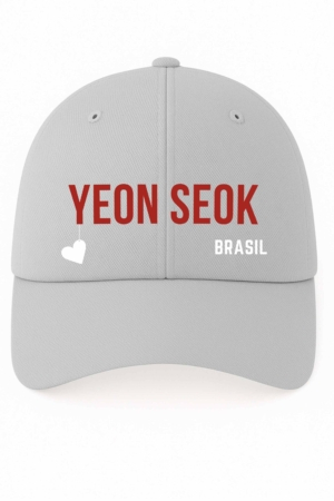 BONÉ BORDADO YOO YEON SEOK - OPÇÃO 85 - 5 DIAS ÚTEIS PARA ENVIO