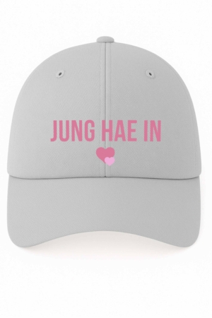 BONÉ BORDADO JUNG HAE IN - OPÇÃO 156 - 5 DIAS ÚTEIS PARA ENVIO