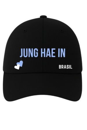 BONÉ BORDADO JUNG HAE IN - OPÇÃO 125 - 5 DIAS ÚTEIS PARA ENVIO