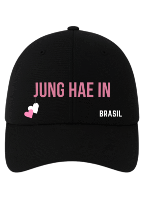 BONÉ BORDADO JUNG HAE IN - OPÇÃO 124 - 5 DIAS ÚTEIS PARA ENVIO