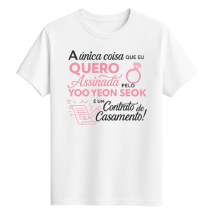 CAMISETA YOO YEON SEOK - OPÇÃO 8 - UNISSEX - 2 DIAS ÚTEIS PARA ENVIO