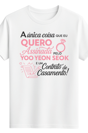 CAMISETA YOO YEON SEOK - OPÇÃO 8 -T-SHIRT FEMININA - 2 DIAS ÚTEIS PARA ENVIO