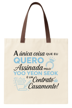 ECOBAG YOO YEON SEOK - OPÇÃO 13 - 3 DIAS ÚTEIS PARA ENVIO