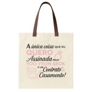 ECOBAG YOO YEON SEOK - OPÇÃO 12 - 3 DIAS ÚTEIS PARA ENVIO