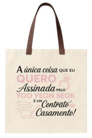ECOBAG YOO YEON SEOK - OPÇÃO 12 - 3 DIAS ÚTEIS PARA ENVIO