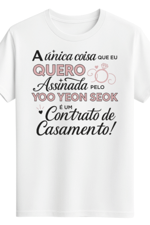 CAMISETA YOO YEON SEOK - OPÇÃO 4 -T-SHIRT FEMININA - 2 DIAS ÚTEIS PARA ENVIO