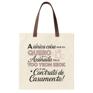 ECOBAG YOO YEON SEOK - OPÇÃO 14 - 3 DIAS ÚTEIS PARA ENVIO