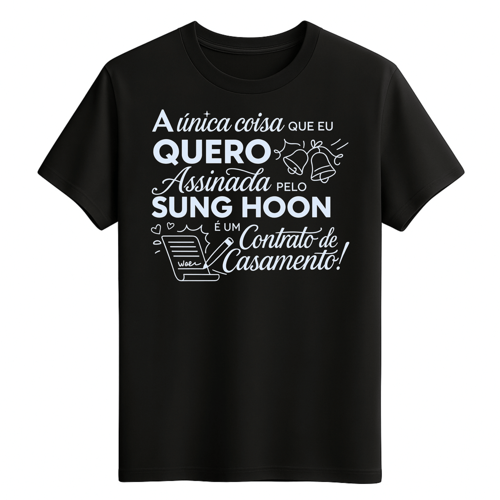 CAMISETA SUNG HOON - OPÇÃO 52 - UNISSEX - 2 DIAS ÚTEIS PARA ENVIO