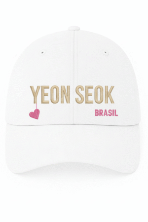 BONÉ BORDADO YOO YEON SEOK - OPÇÃO 14 - 5 DIAS ÚTEIS PARA ENVIO