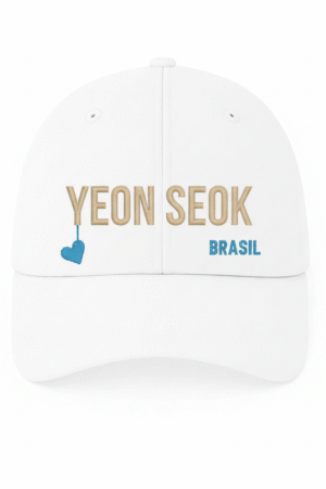 BONÉ BORDADO YOO YEON SEOK - OPÇÃO 18 - 5 DIAS ÚTEIS PARA ENVIO