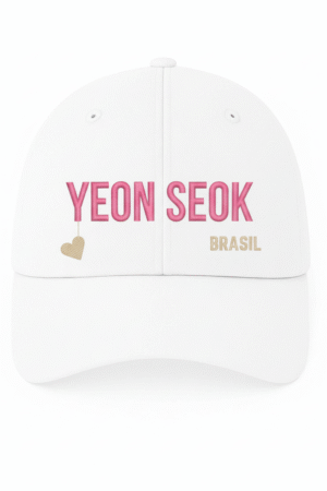 BONÉ BORDADO YOO YEON SEOK - OPÇÃO 17 - 5 DIAS ÚTEIS PARA ENVIO