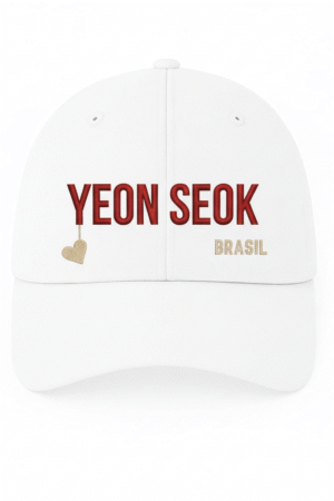BONÉ BORDADO YOO YEON SEOK - OPÇÃO 1 - 5 DIAS ÚTEIS PARA ENVIO
