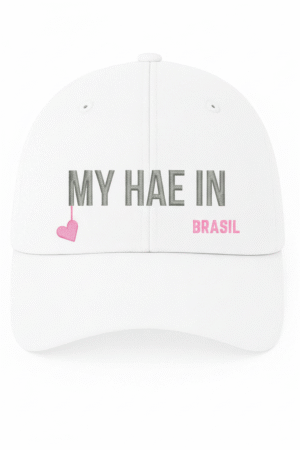 BONÉ BORDADO JUNG HAE IN - OPÇÃO 57 - 5 DIAS ÚTEIS PARA ENVIO