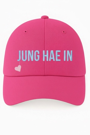 BONÉ BORDADO JUNG HAE IN - OPÇÃO 62 - 5 DIAS ÚTEIS PARA ENVIO