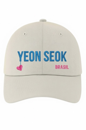 BONÉ BORDADO YOO YEON SEOK - OPÇÃO 73 - 5 DIAS ÚTEIS PARA ENVIO