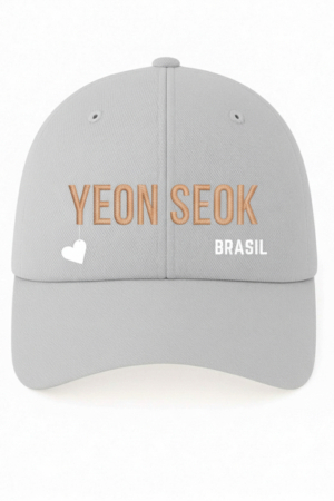 BONÉ BORDADO YOO YEON SEOK - OPÇÃO 84 - 5 DIAS ÚTEIS PARA ENVIO